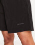 COLLUSION nylon oversized boxy short in black