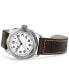 ფოტო #2 პროდუქტის Women's Swiss Automatic Khaki Field Expedition Brown Leather Strap Watch 37mm