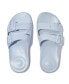 Фото #3 товара Women's Iqushion Pearlized Two-Bar Buckle Slides