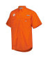 Фото #3 товара Men's Orange Clemson Tigers Bonehead Button-Up Shirt