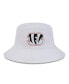 Фото #4 товара Men's White Cincinnati Bengals 2024 NFL Training Camp Stretch Bucket Hat