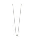 Glass Pendant Cable Chain Necklace a 2 inch Extension Necklace