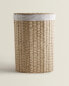 Фото #4 товара Fabric-lined laundry basket