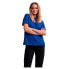 ფოტო #1 პროდუქტის PIECES Ria Fold Up Solid short sleeve T-shirt