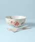 Фото #4 товара Butterfly Meadow Salad Bowl with Wooden Servers