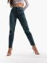 Фото #1 товара ASOS DESIGN Hourglass slim mom jeans in mid blue