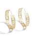 ფოტო #1 პროდუქტის x Baublebar Kansas City Royals Large Cutout Hoop Earrings