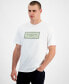 ფოტო #1 პროდუქტის Men's Seersucker Label Logo T-Shirt