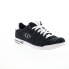 Фото #4 товара Dexter Pacific DM0001191 Mens Black Canvas Lace Up Athletic Bowling Shoes