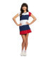 ფოტო #5 პროდუქტის Big Girls Colorblocked Jersey Dress