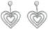 Романтические стальные серьги Heart TH2780406