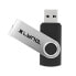 Xlyne 177534-2 - 128 GB - USB Type-A - 3.0 - 8 MB/s - Swivel - Black - Silver