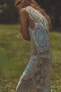 Фото #14 товара Платье миди из кружева кроше — limited edition ZARA