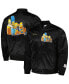 Фото #1 товара Куртка с принтом "Симпсоны" Freeze Max для мужчин черного цвета на кнопках