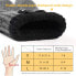 4UMOR Winter Gloves, Touch Screen Gloves, Knitted Finger Gloves, Warm and Windproof Sports Gloves for Skiing, Cycling, Made of 15% Wool And 85% Polyester, Suitable for Men and Women.