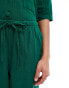 Фото #5 товара Nobody's Child Shona linen trousers co-ord in green