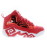 Фото #1 товара Fila MB Night Walk 1BM01747-611 Mens Red Leather Athletic Basketball Shoes