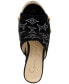 Фото #8 товара Vadim Embroidered Platform Espadrille Wedge Sandals