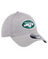 Men's Gray New York Jets Active 39thirty Flex Hat