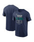 Men's Navy Seattle Mariners Rally Rule T-shirt