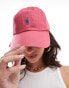 Polo Ralph Lauren cap with logo in washed red