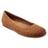 Фото #2 товара Softwalk Sonoma S1862-227 Womens Brown Leather Slip On Ballet Flats Shoes