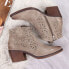 Фото #5 товара Openwork leather cowboy boots S.Barski W OLI32C, beige