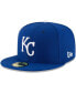 Фото #5 товара Men's Kansas City Royals Game Authentic Collection On-Field 59FIFTY Fitted Cap