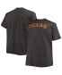 Men's Heathered Charcoal Texas Longhorns Big and Tall Arch Team Logo T-shirt