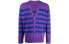 Фото #1 товара Свитер мужской Acne Studios FW21 полосатый фиолетовый V-образный C60039-ANB