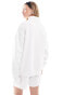 Фото #4 товара Prince co-ord half zip sweatshirt in white