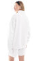 Prince co-ord half zip sweatshirt in white weiß, XS - фото #2