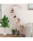 Фото #7 товара 5 Tier Metal Plant Stand Heart-shaped Shelf with Hanging Hook for Multiple Plants