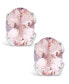 ფოტო #3 პროდუქტის Morganite (2-1/3 ct. t.w.) Stud Earrings in 14K White Gold