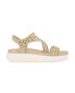 Фото #2 товара Women's Taryn Asymmetrical Slingback Jeweled Wedge Sandals