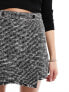 Фото #7 товара Pimkie tweed skort in charcoal grey