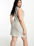 Фото #3 товара COLLUSION Plus glitter vest mini dress in silver