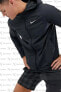 Essential Hooded Running Su Tutmaz Kumaş Kapüşonlu Erkek Spor Ceket