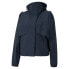 Фото #1 товара Puma Inland Short Woven Full Zip Jacket Womens Blue Casual Athletic Outerwear 53