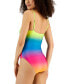 Фото #2 товара Women's Setting Sun Tank One-Piece Swimsuit, Created for Macy's