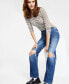 Фото #7 товара Low Pro Classic Straight-Leg High Rise Jeans