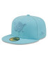 Фото #2 товара Men's Light Blue Pittsburgh Pirates Color Pack 59Fifty Fitted Hat