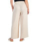 Фото #2 товара Petite Smocked-Waist Wide-Leg Pull-On Pants, Created for Macy's