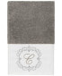 Фото #3 товара Textiles Turkish Cotton Monica Embellished Towel 3 Piece Set - White