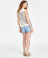 Women's 90s Midi High-Rise Denim Shorts Posh Blue, 28 - фото #9