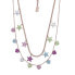 Playful double necklace for girls L1014