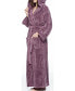 Фото #2 товара Hooded Full Ankle Length Premium Fleece Bathrobe