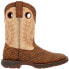 Фото #1 товара Мужские ботинки Durango Rebel Elephant Print Square Toe Cowboy Beige, Brown Casual