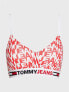 TOMMY JEANS Lightly Lined Bralette Print Bra