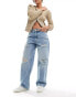 Фото #2 товара Reclaimed Vintage low rise baggy jean in light blue